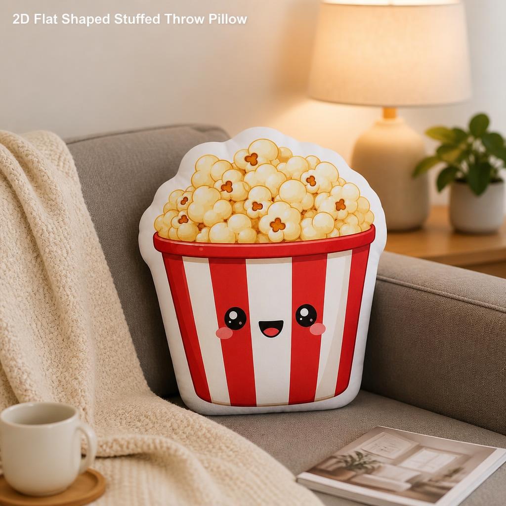 Home Cinema Food - وسادة قطيفة لطيفة على شكل وجبة