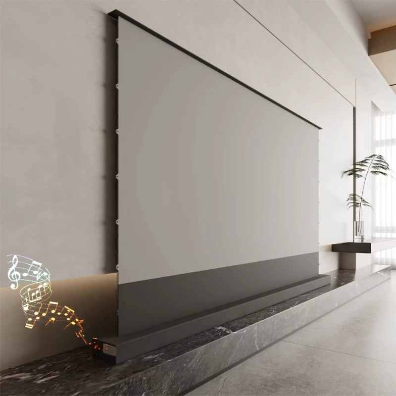 Home Cinema Projector Screen - شاشة عرض أرضية 100 بوصة 120