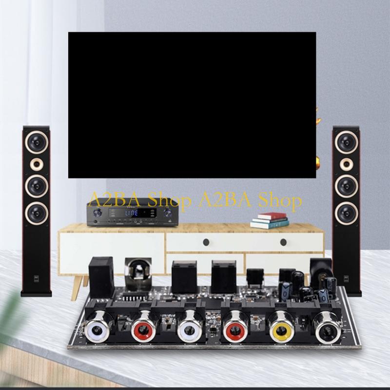 Surround Sound Decoder - محول تنسيق الصوت A2BA يتميز بمدخلات