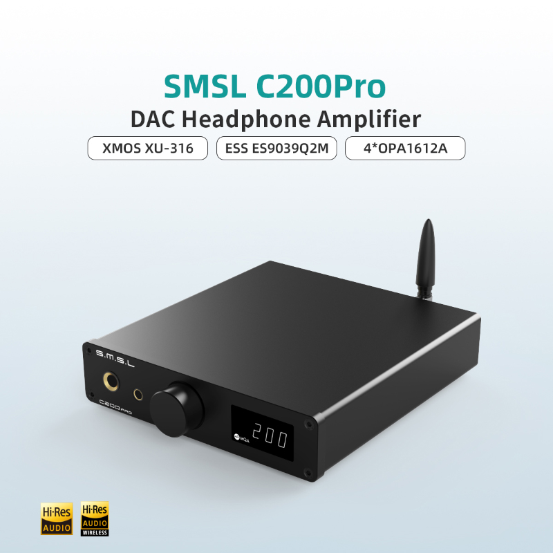 Surround Sound Decoder - SMSL C200 PRO MQA LDAC DSD512