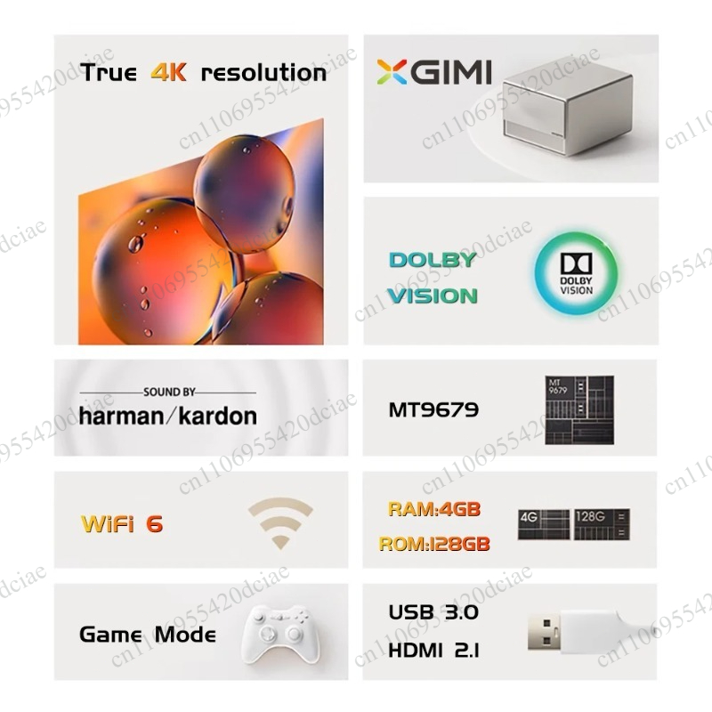 Home Cinema Xgimi - جهاز عرض سينما منزلية ثلاثية الأبعاد