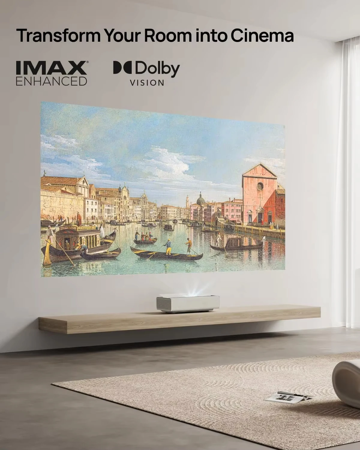جهاز عرض ليزر AURA 2 UST، بتقن - مراجعة Home Cinema Xgimi وسعره