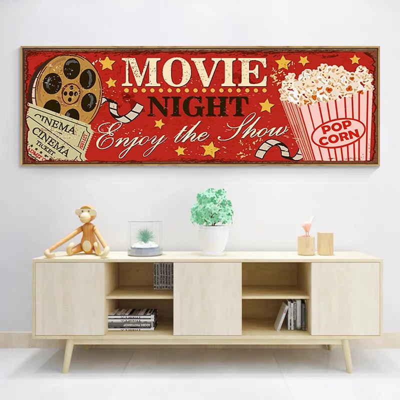 سينما تسجيل قماش اللوحة مجردة  - مراجعة Home Cinema Room وسعره