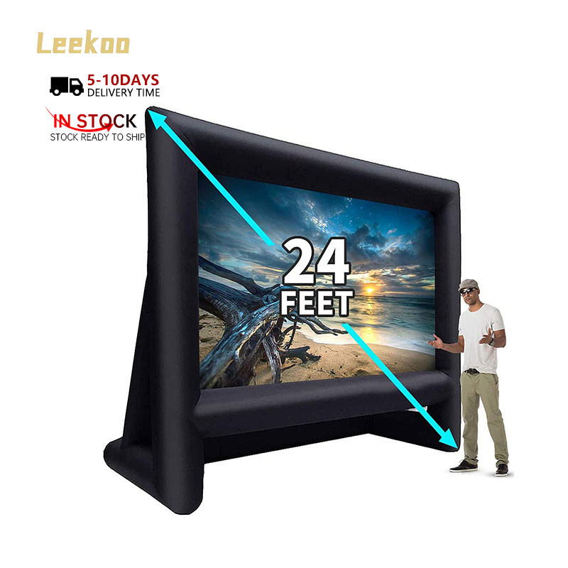 شاشة عرض سينمائية قابلة للنفخ  - مراجعة Home Cinema Projector Screen وسعره