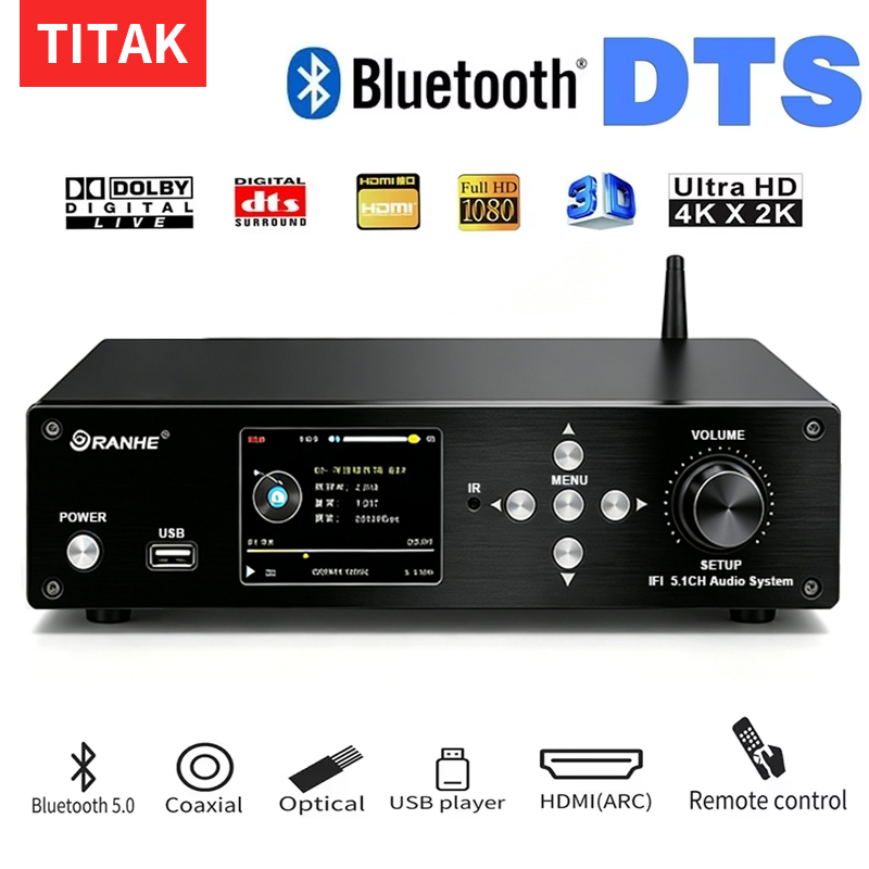 جهاز فك تشفير الصوت الأصلي 5.1 - مراجعة Surround Sound Decoder وسعره