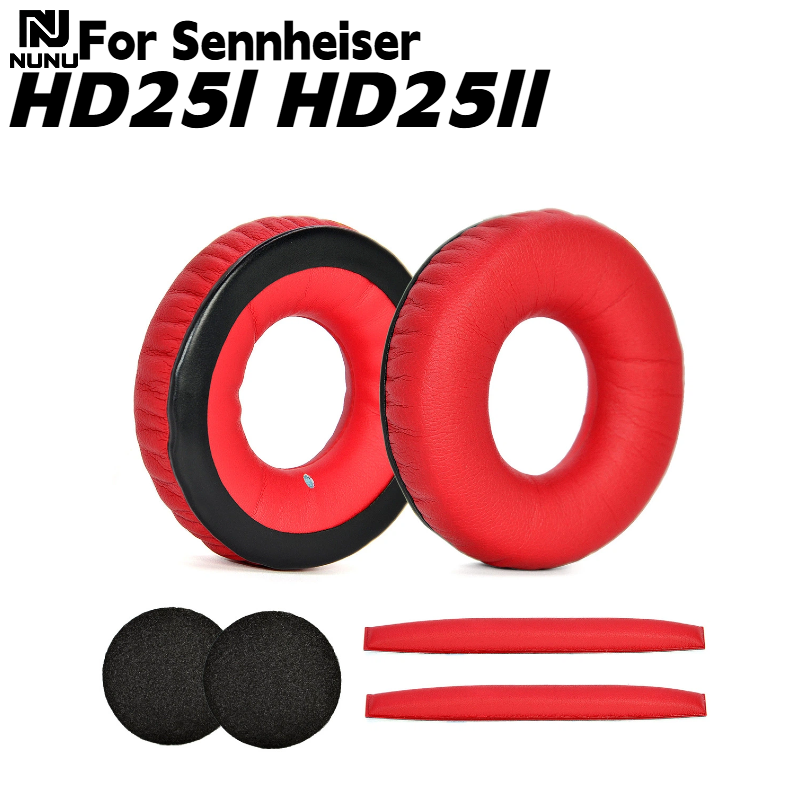 وسائد أذن بديلة من الجلد الصنا - مراجعة Sennheiser Headphone Hd 25 وسعره