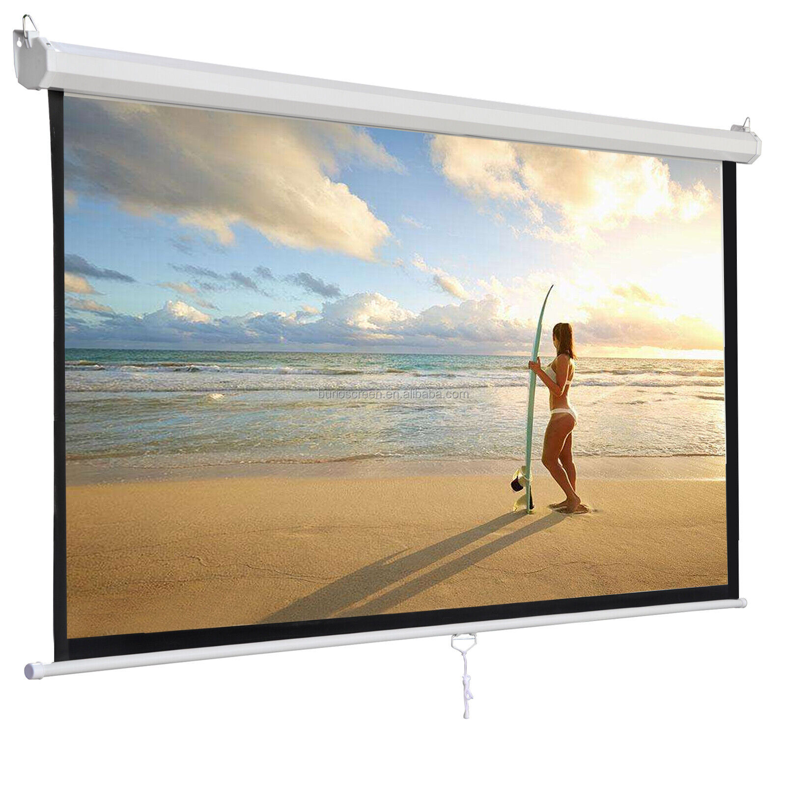 شاشة عرض سينمائية منزلية 150 ب - مراجعة Home Cinema Projector Screen وسعره