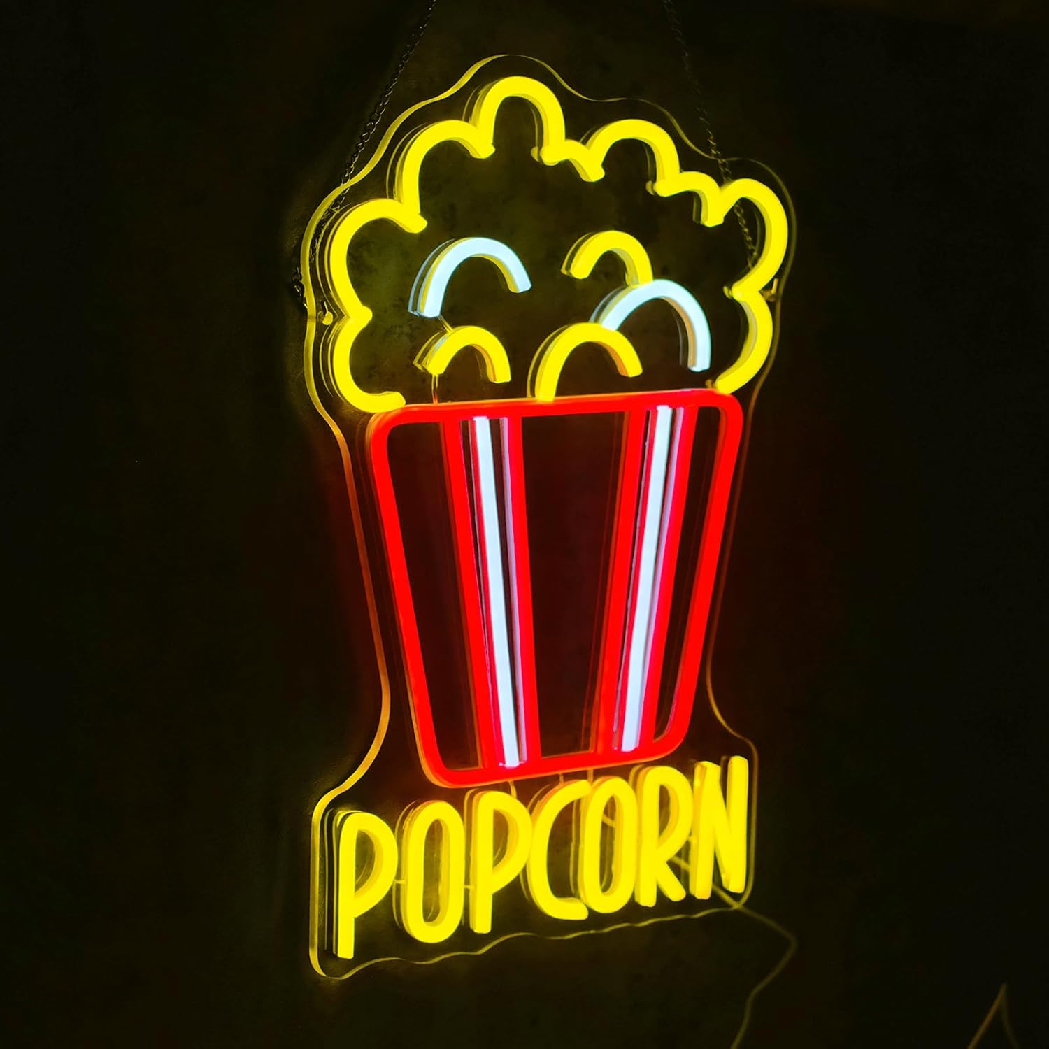 الفشار النيون تسجيل عكس الضوء  - مراجعة Home Cinema Food وسعره