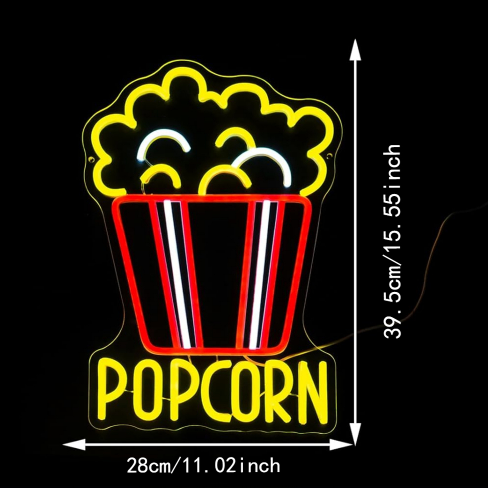 الفشار النيون تسجيل عكس الضوء  - مراجعة Home Cinema Food وسعره