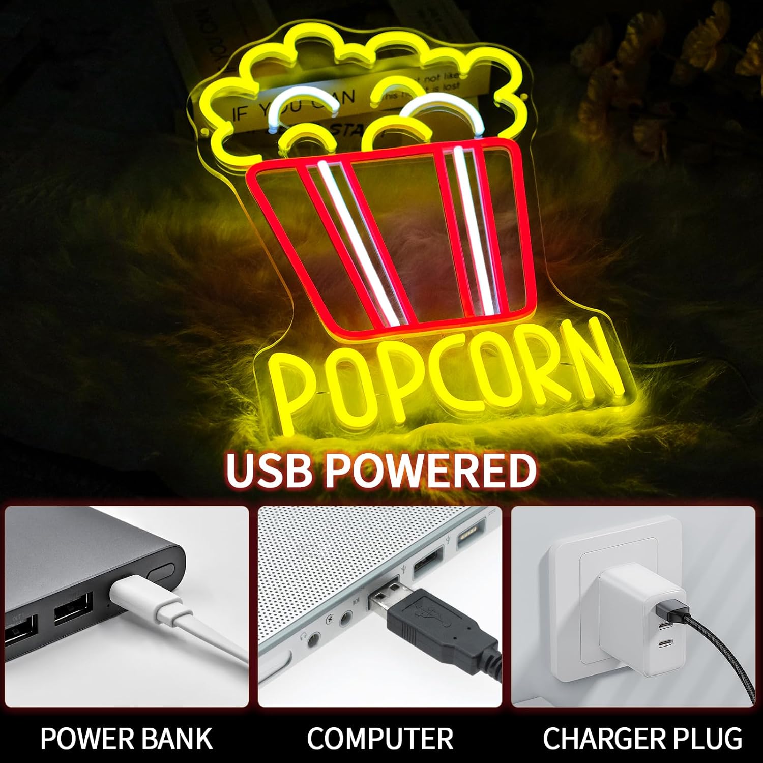الفشار النيون تسجيل عكس الضوء  - مراجعة Home Cinema Food وسعره