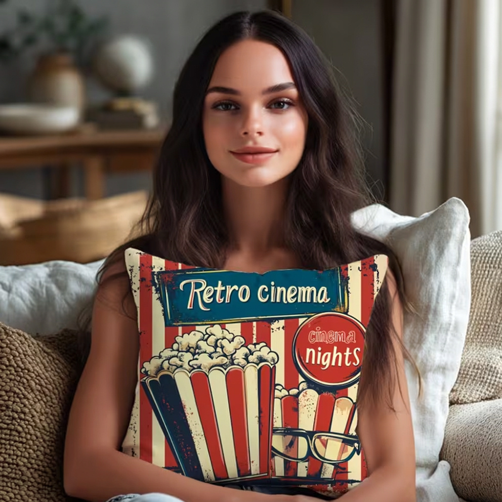 4 قطع من أغطية الوسائد بتصميم  - مراجعة Home Cinema Food وسعره