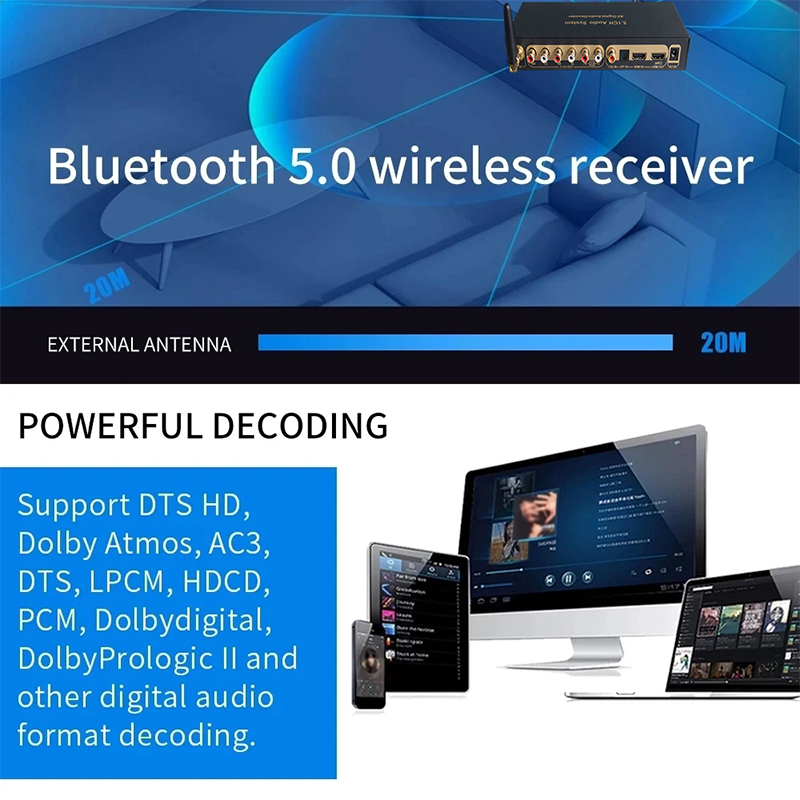 جهاز فك تشفير الصوت الرقمي DTS - مراجعة Surround Sound Decoder وسعره