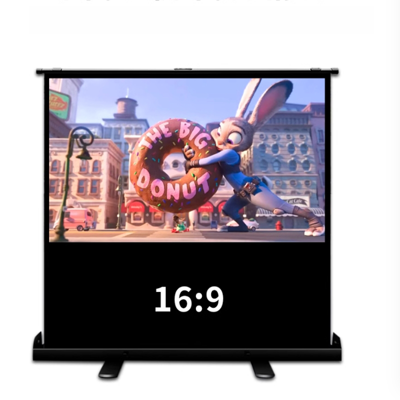 شاشة عرض محمولة قابلة للسحب 60 - مراجعة Home Cinema Projector Screen وسعره