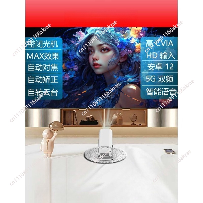 جهاز عرض ذكي للعرض على الجدران - مراجعة Home Cinema Projector Screen وسعره