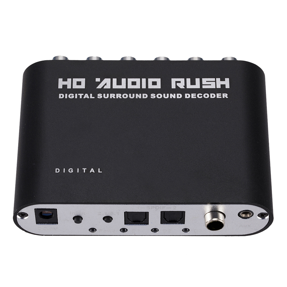5.1CH HD محلل شفرة سمعي SPDIF  - مراجعة Surround Sound Decoder وسعره