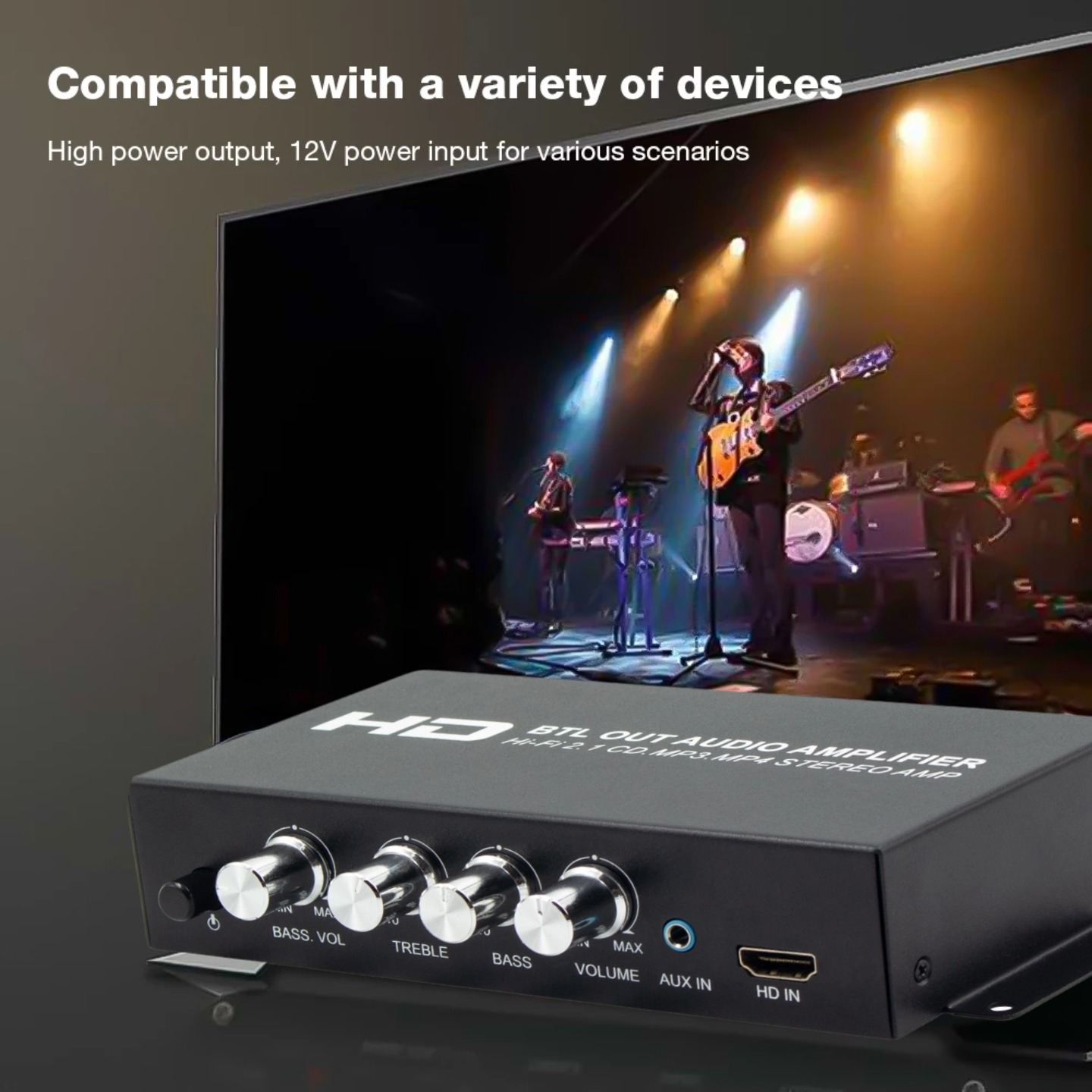 HI-FI 2.1CH بلوتوث 5.0 مكبر صو - مراجعة Surround Sound Decoder وسعره