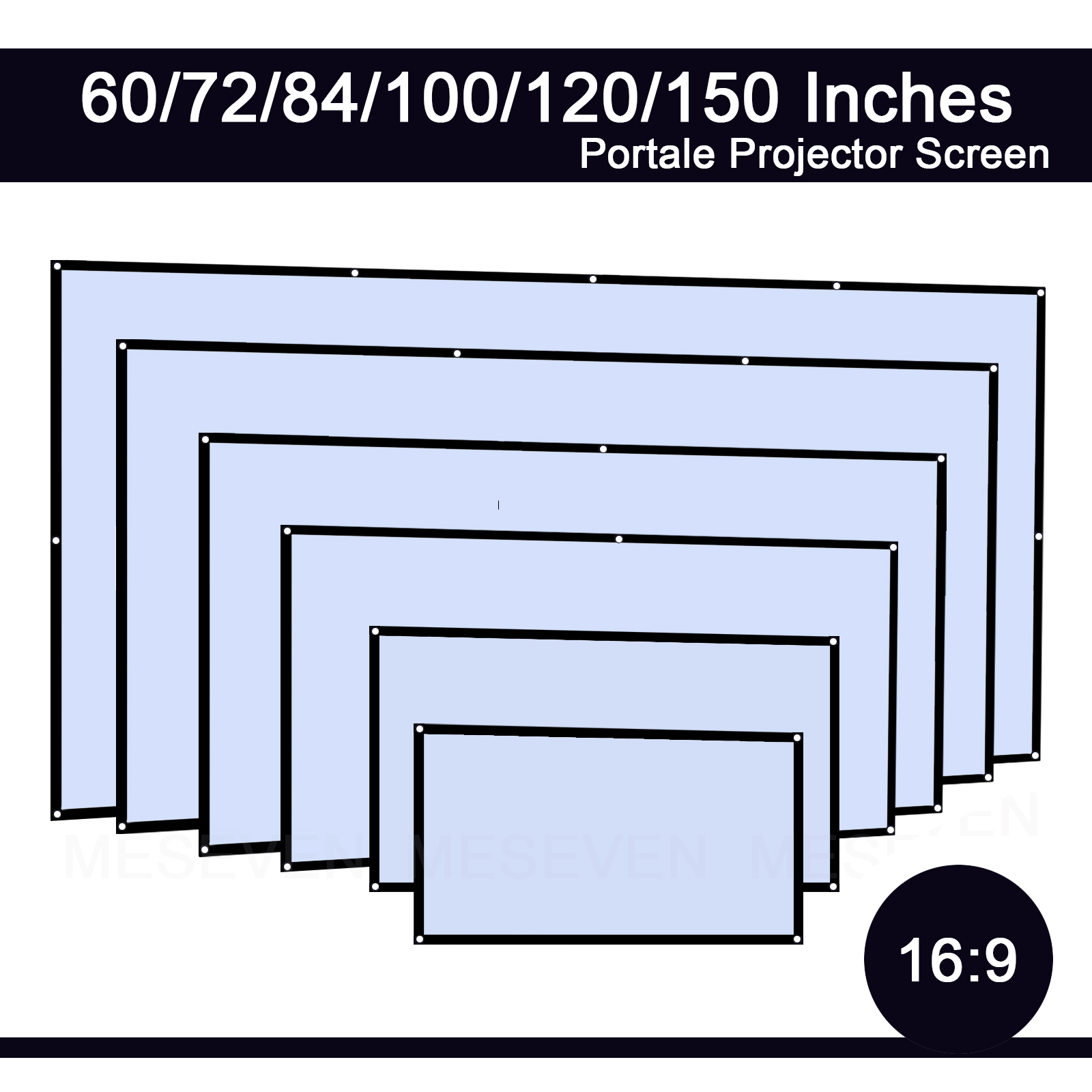 شاشة عرض محمولة خالية من التجا - مراجعة Home Cinema Projector Screen وسعره