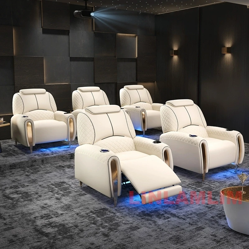 أريكة جلوس مسرح كرسي كهربائي ف - مراجعة Home Cinema Room وسعره