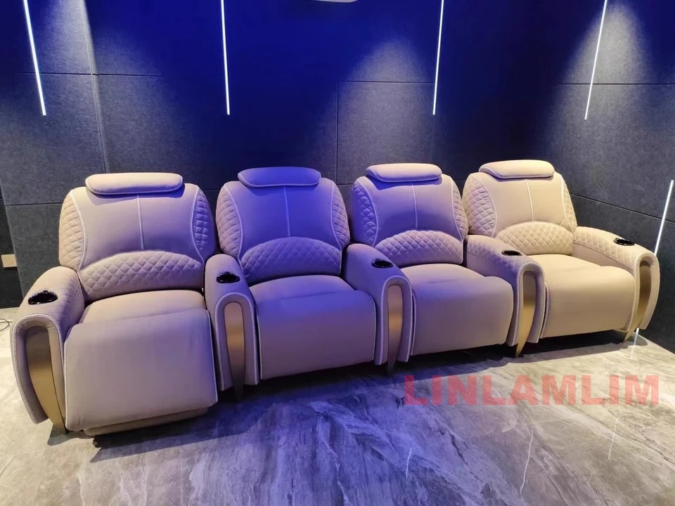 أريكة جلوس مسرح كرسي كهربائي ف - مراجعة Home Cinema Room وسعره