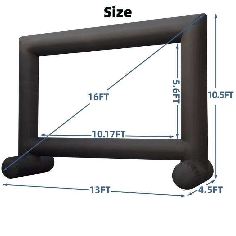 شاشة عرض عملاقة Iatable محمولة - مراجعة Home Cinema Projector Screen وسعره