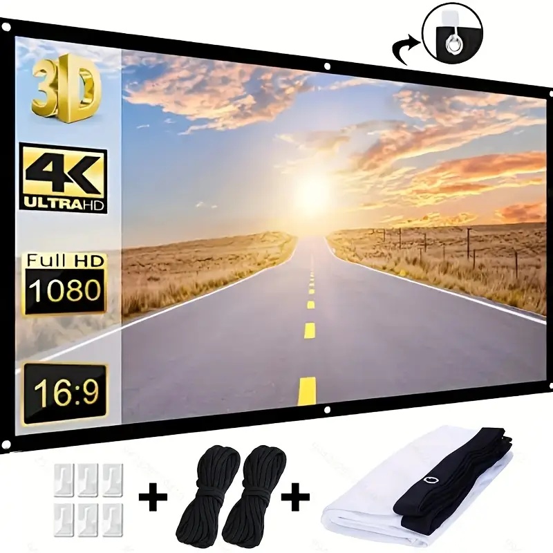 شاشة عرض للبروجيكتور بنسبة 16: - مراجعة Home Cinema Projector Screen وسعره