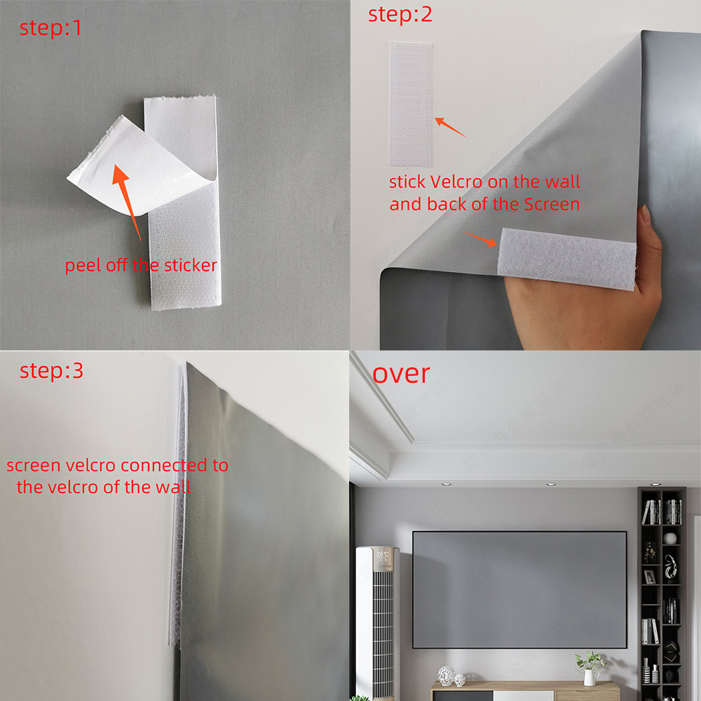 MIXITO شاشة عرض بسيطة 16:9 ستا - مراجعة Home Cinema Projector Screen وسعره