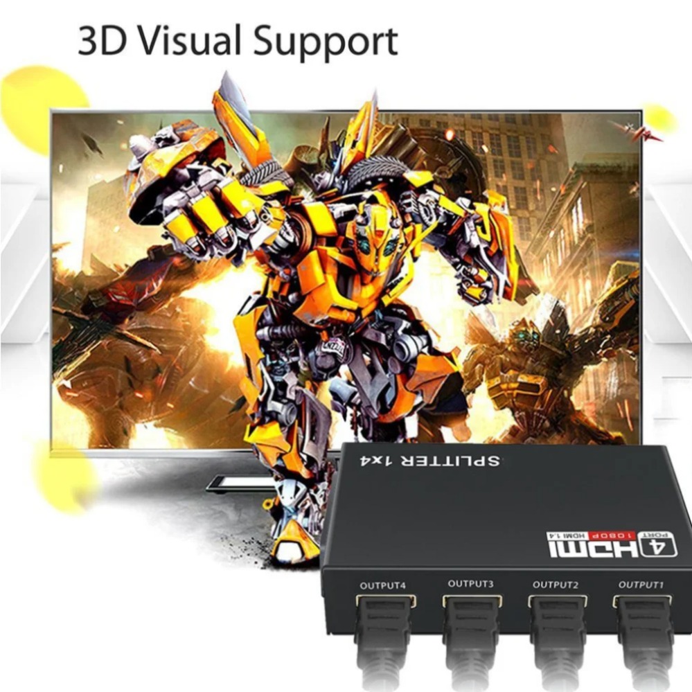 HDMI الفاصل 1 في 4 خارج HDMI م - مراجعة Home Cinema Projector Screen وسعره
