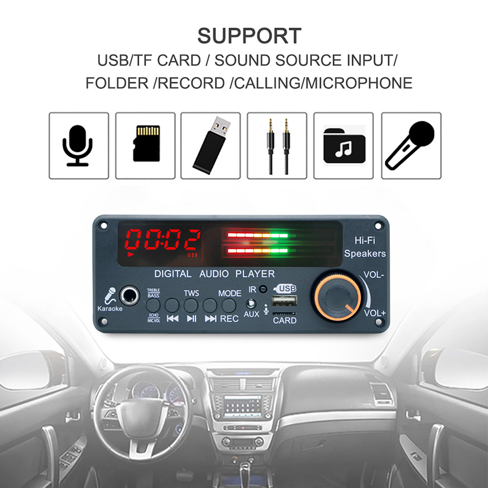 لوحة فك تشفير MP3 WMA WAV بجهد - مراجعة Surround Sound Decoder وسعره